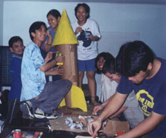 Painting the missile