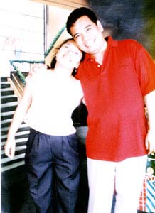 Some creative studio shots of Danny Arao and Joy Balean on December 12, 2004 in Tabaco City