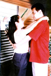 Some creative studio shots of Danny Arao and Joy Balean on December 12, 2004 in Tabaco City