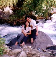 Danny Arao and Joy Balean at Magic Splash Resort in Naga City (21 December 2004)