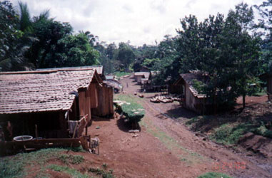 This is a road with no name, just an indication that you are already in Barangay Buhi.