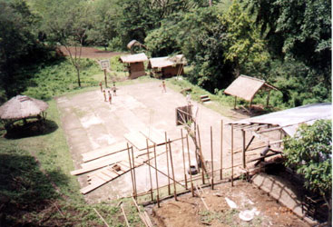 Basketball court of Barangay Saad
